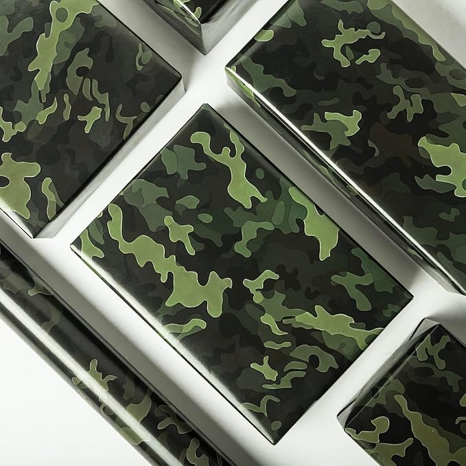 Altarho Camo Wrapping Paper Rolls for Men Kids Boys Camouflage Army Birthday Gift Wrap Sheets for Baby Shower Christmas Camping Themed Party Decoration Total 28.5sq.ft