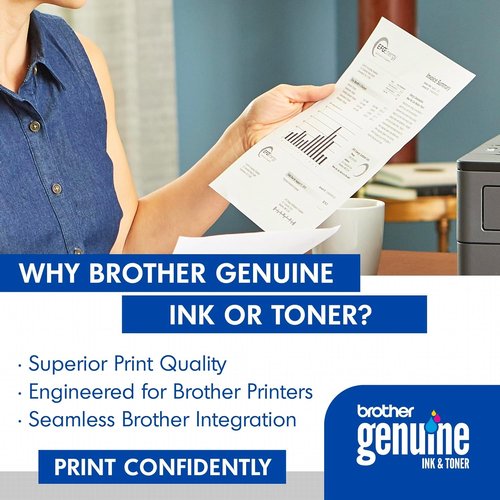 Brother Genuine TN730 Black Toner Cartridge - Standard Yield Up to 1,200 Pages | 1 Pack