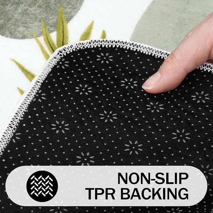 Bathroom Rugs Non-Slip Boho Bath Mat, Small Cute Bath Mat Soft Washable Bathmat Shower Rug for Bathtub Boho Decor