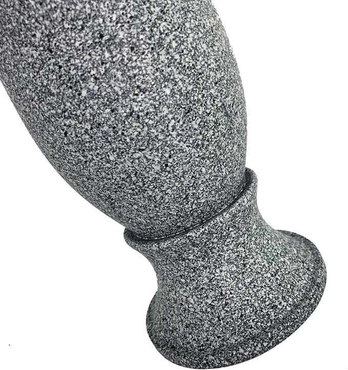 Grave Decorations for Cemetery Vase for Flowers with Stakes and Floral Foam, Draining Holes - for Garden, Grave,Cemetery,Lawn, Yard - Memorial Grave Decorations - Nature Granite Colour