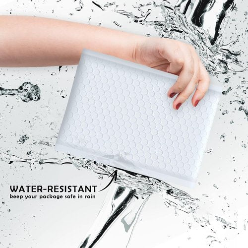 Bubble Mailers - 8.5x12 Waterproof Self-Seal Adhesive Shipping Bags | 25 Pack Padded Envelopes for Mailing