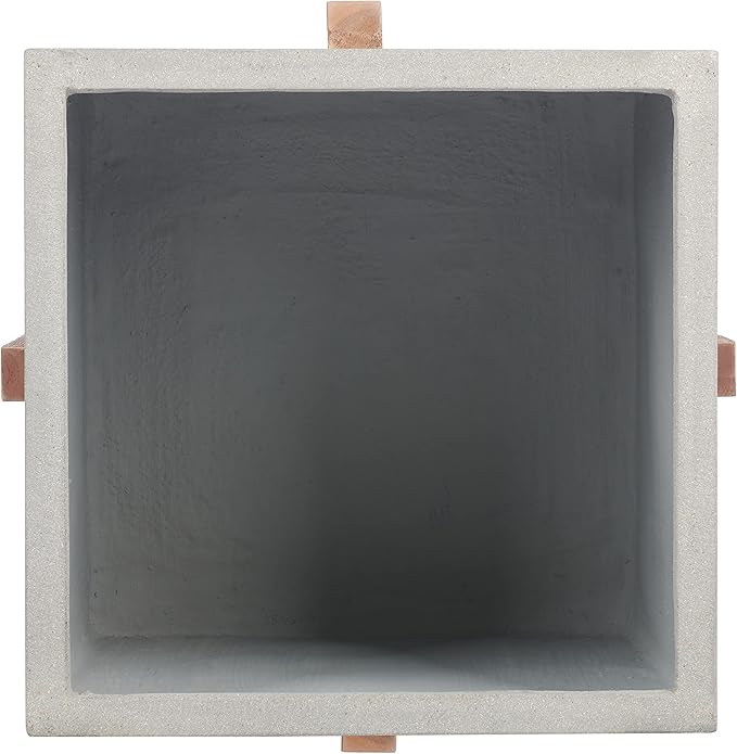 SAFAVIEH Outdoor Collection Anston Concrete Planter