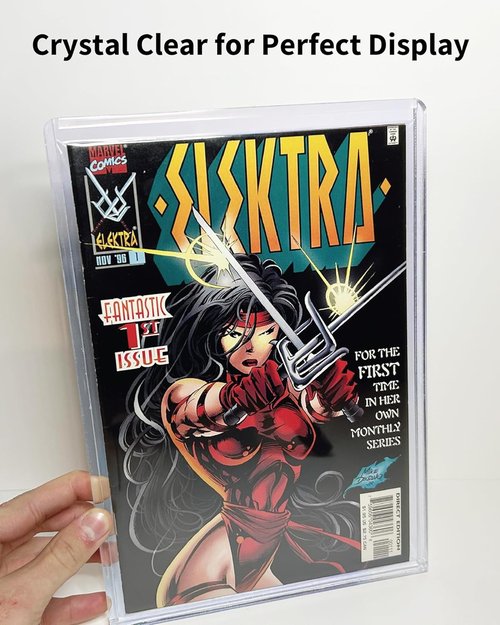 Comic Book Top Loaders - Hard Case Protector Sleeves for Silver Age & Current Comics | 10 Pack