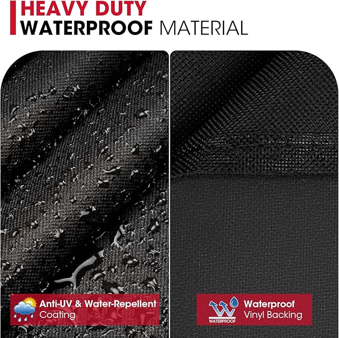 Unicook 48 Inch Grill Cover for Weber Spirit Il 200 and Spirit 200 Series, 2 Burner Gas BBQ Cover for Outdoor Grill, Heavy Duty Waterproof Fade Resistant, Compared to Weber 7138