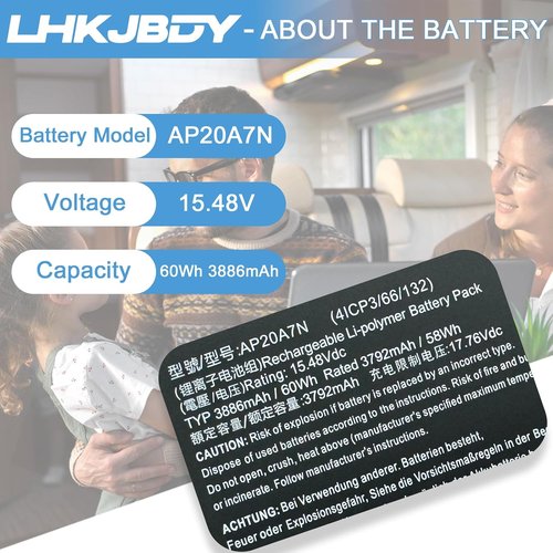 Acer AP20A7N Laptop Battery Replacement - High-Performance Power for Predator Triton 300 SE