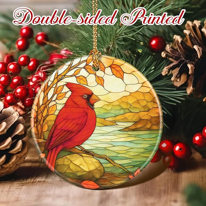 Christmas Ornaments, Cardinal Ornament, Christmas Tree Decorations, Holiday Decorations, Holiday Ornaments, Cardinal Gifts, Bird Lovers Gift, Holiday Party Gifts, and Xmas Gift Ideas