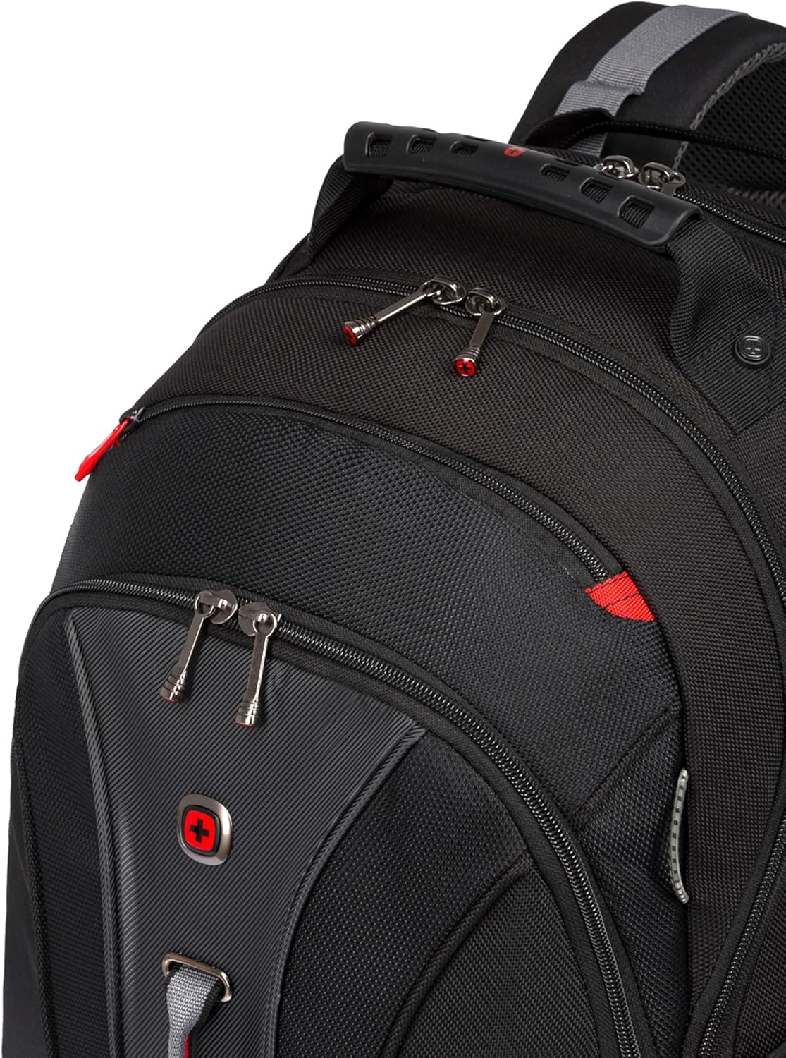 Wenger Legacy 16-Inch Laptop Backpack - Stylish Black/Gray Bag for Men & Women | One Size