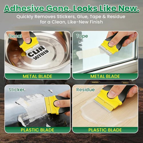 Adhesive Remover Spray Kit by [Brand Name] - Safe for Car Paint | Removes Stickers, Tape & Residue - 3.38 fl oz