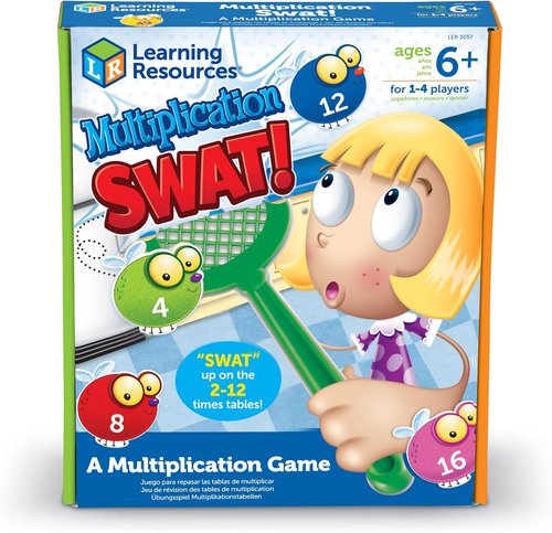 Learning Resources Multiplication Swat Game - Fun Gross Motor Skills Activity for Ages 6+