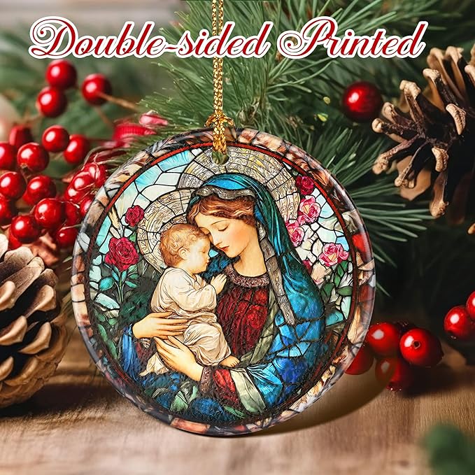 Religious Christmas Ornaments, Christian Ornament, Christmas Tree Decorations, Holiday Decorations, Holiday Ornaments, Religious Gifts, Christian Gift, Holiday Party Gifts, and Xmas Gift Ideas