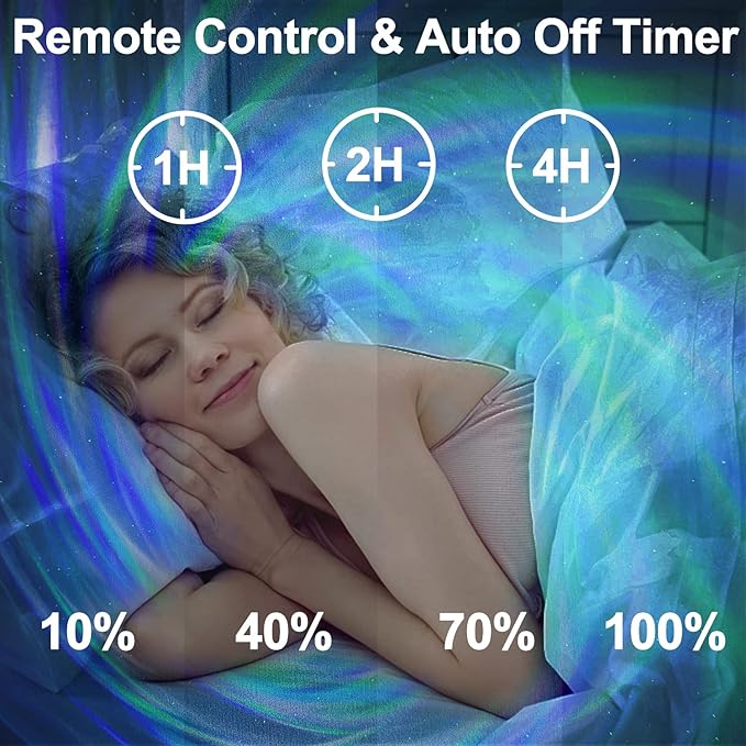 Galaxy Projector, CIMELR Star Projector Night Light with Bluetooth Speaker, White Noise Machine, Remote Control - Northern Lights Aurora Projector for Bedroom, Room Decor, Party, Gift for Kids Adults