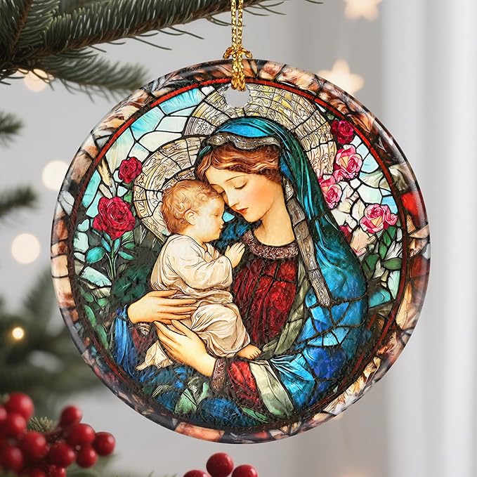 Religious Christmas Ornaments, Christian Ornament, Christmas Tree Decorations, Holiday Decorations, Holiday Ornaments, Religious Gifts, Christian Gift, Holiday Party Gifts, and Xmas Gift Ideas