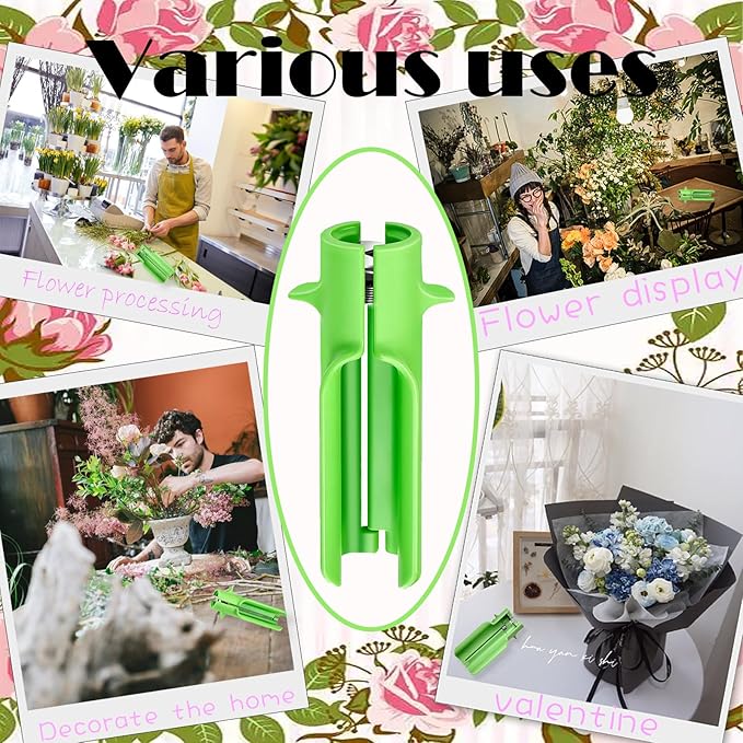 Rose Thorn Stripper Tool Thorn Remover Leaf Stripper Tool Flower Cleaner Cutter Flower Shop Gardening Floral Arrangements Clean Stem Green New Upgrades Efficient for Home Professional Florist
