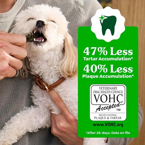 Greenies - Veterinarian-Recommended Natural Dental Dog Treats - Teenie Size, Original Flavor, 12 oz Pack