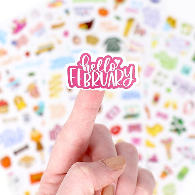 Bloom Daily Planners New Holiday Seasonal Planner Sticker Sheets - Seasonal Sticker Pack - Over 250 Stickers Per Pack!