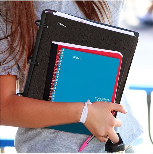 Five Star Spiral Notebooks - 6 Pack, 2 Subject, College Ruled, 80 Sheets, Assorted Colors