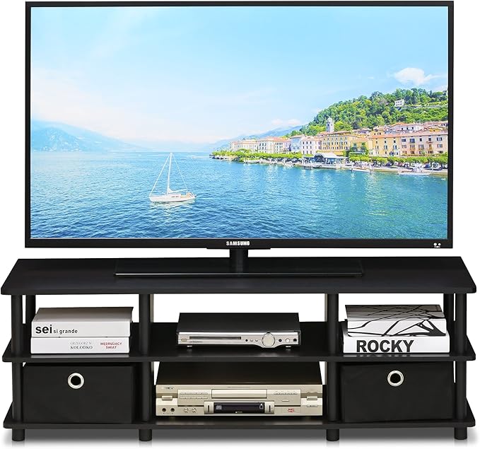 FURINNO Econ TV Entertainment Center, Espresso