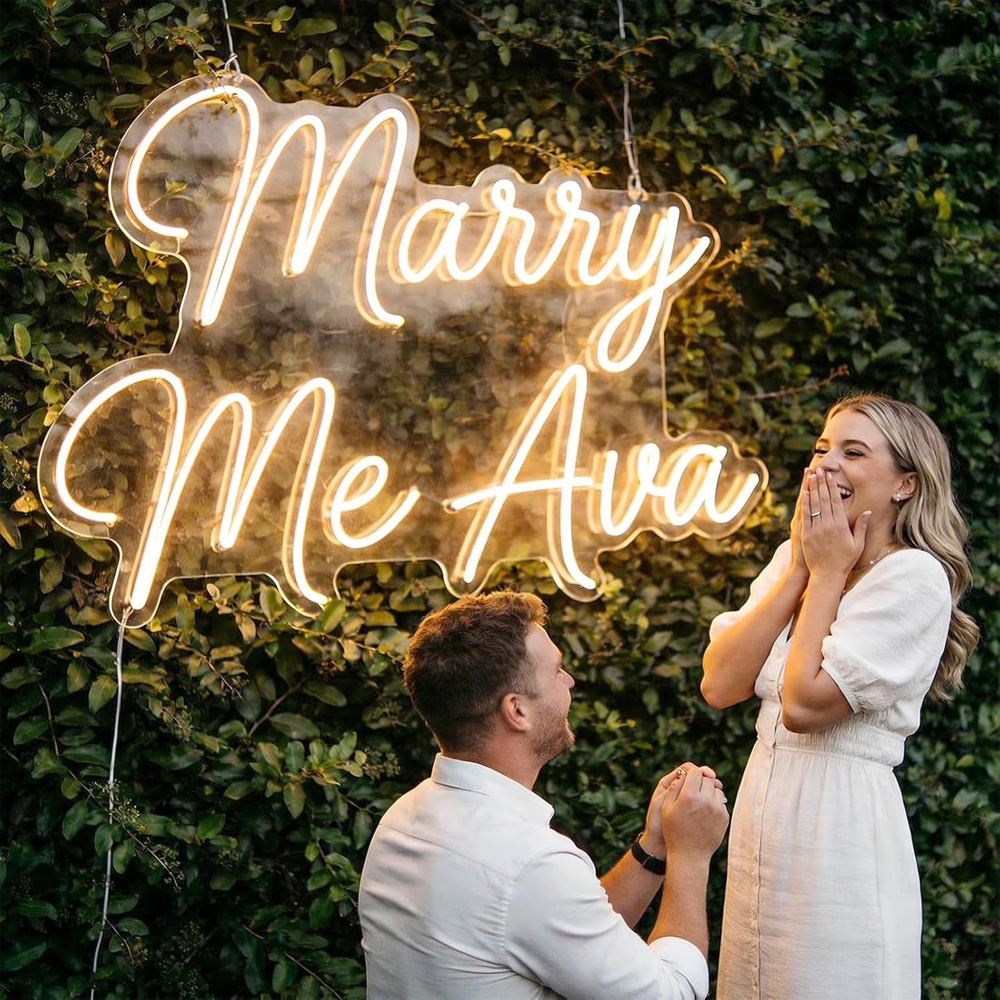 Skiennix Custom Neon Sign - Personalized LED Light for Weddings, Engagements & Events | Unique Wall Decor