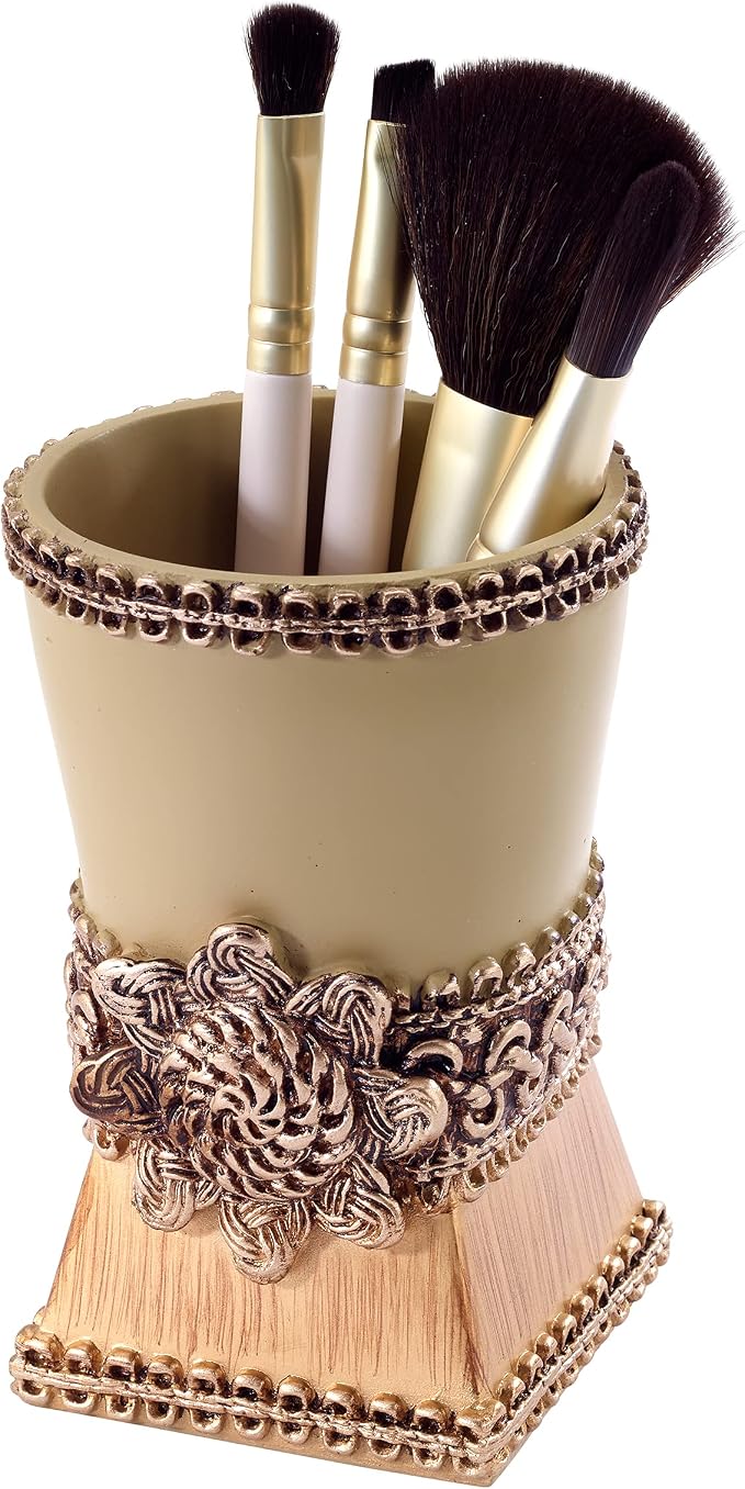 Avanti Linens - Tumbler, Countertop Organization, Home Decor, Gold