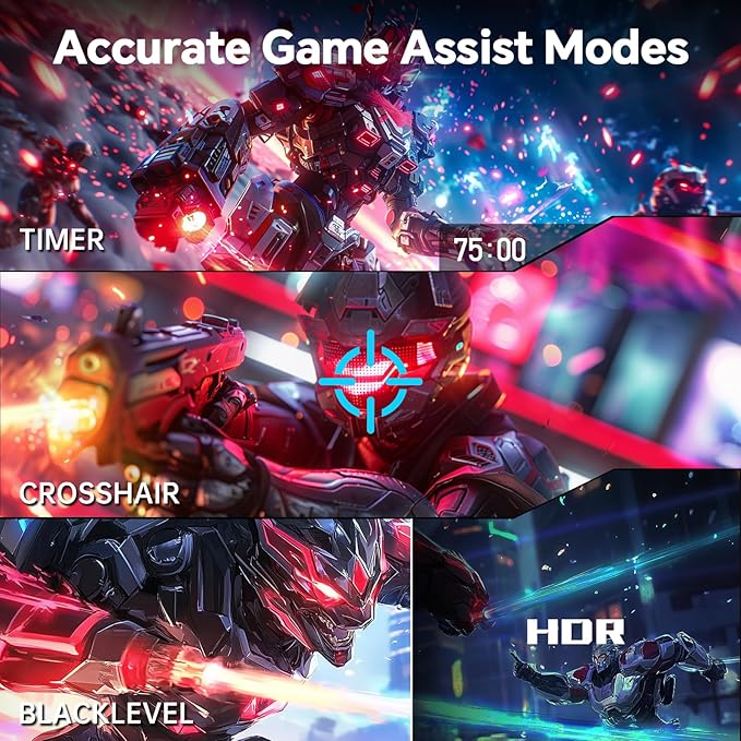 KTC 24.5 inch 400Hz 240Hz Gaming Monitor | Fast IPS 1ms | FHD 1080P Monitor | HDR 400 128% sRGB | HDMI x2, DP x2 |Tilt Adjustability Silver-Gray VESA 360Hz Monitors H25X7
