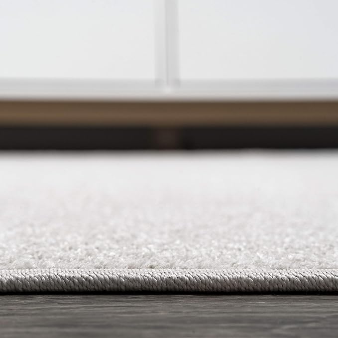 JONATHAN Y Haze Solid Low-Pile Ivory Indoor Area Rug 12x15, Coastal,Bohemian,Minimalist,Classic, Easy-Cleaning for Living Room,Bedroom,Kitchen,Pet Friendly,Non-Shedding (SEU100D-15)