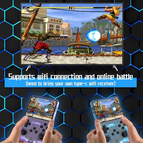 RegiisJoy Handheld Game Console - 30000 Games in 1 | 3.5-Inch IPS Screen, 256GB TF Card, Portable Arcade