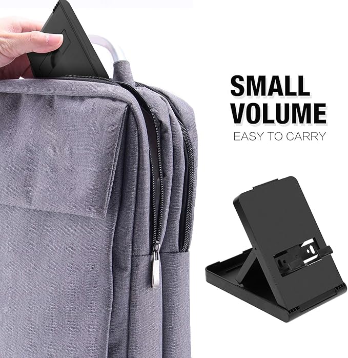 Y.D.F Stand for Nintendo Switch Compact Foldable Multi Angle Holder Play Stand Compatible with Switch/Lite/OLED IPad iPhone Samsung Galaxy Tab Android Phones Tablets E-Reader
