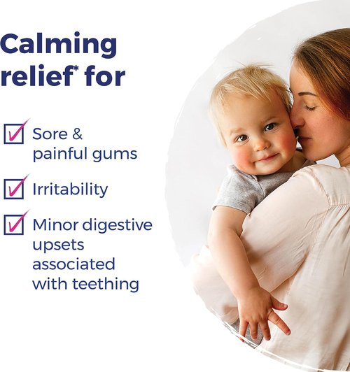 Boiron Camilia Teething Drops - Day & Night Relief for Painful Gums in Babies | 30 Count