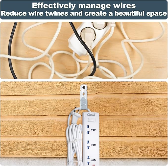 COCODE 25 Pack 3/4’’ J Hooks Cable Hangers Without Retainer Clip Galvanized Steel Wall Mount Heavy Duty Utility Hooks Cable Management for Structured Cabling
