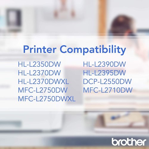 Brother Genuine TN760 High Yield Black Toner Cartridge - 3-Pack | 3,000 Pages Per Cartridge