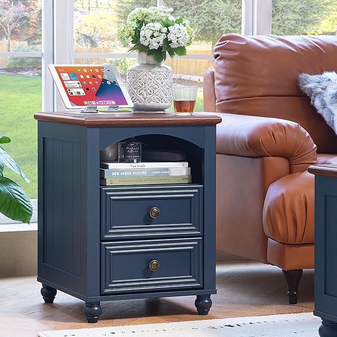 Dressers & Night Stand Set of 3, Wood 54'' Wide Dresser & 18'' Chest of Drawers, Roman Column 2 & 3 Drawer Nightstand Set of 2, Furniture 6 Drawer Dresser Suites for Bedroom Living Room, Hallway, Home