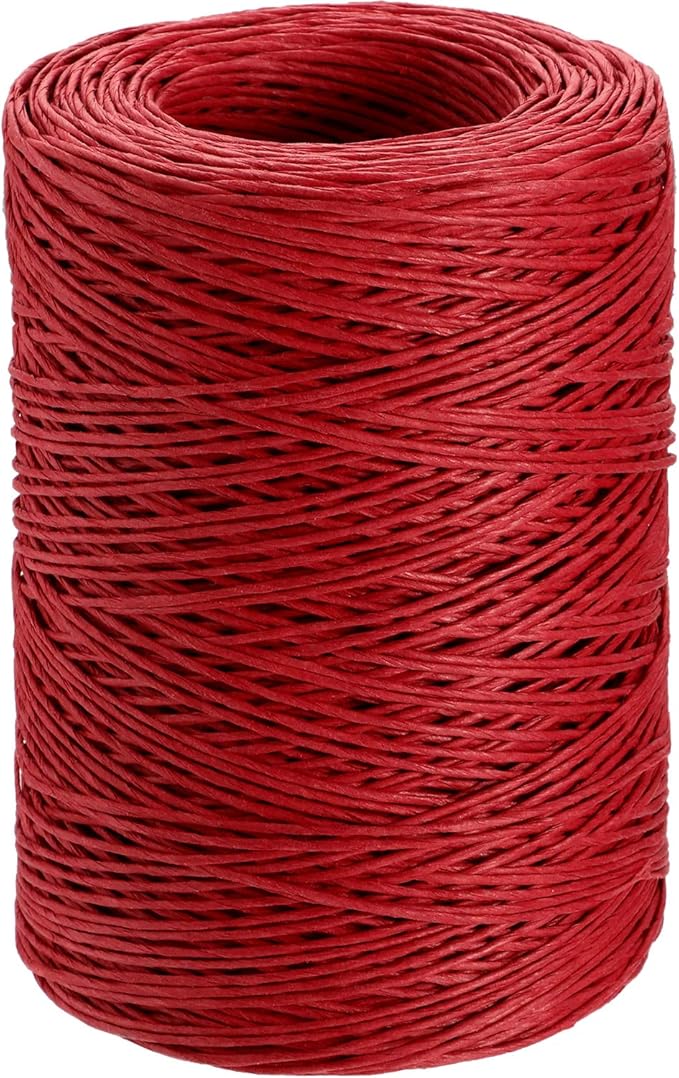 Syhood 673 Feet Floral Vine Bind Wire Rustic Wrapping Wire for Flower Bouquets(Red)