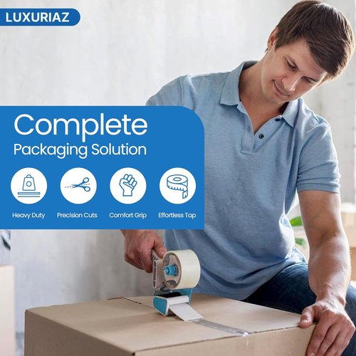 Heavy Duty Packing Tape by [Brand Name] - 1.88 Inch x 65 Yards, 6-Pack Clear Tapes for Secure Sealing