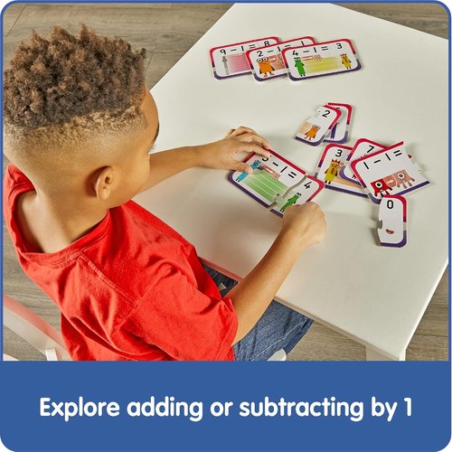 Hand2Mind Numberblocks Puzzle Set - Engaging Addition & Subtraction Math Games for Kids | Educational Toddler Activity
