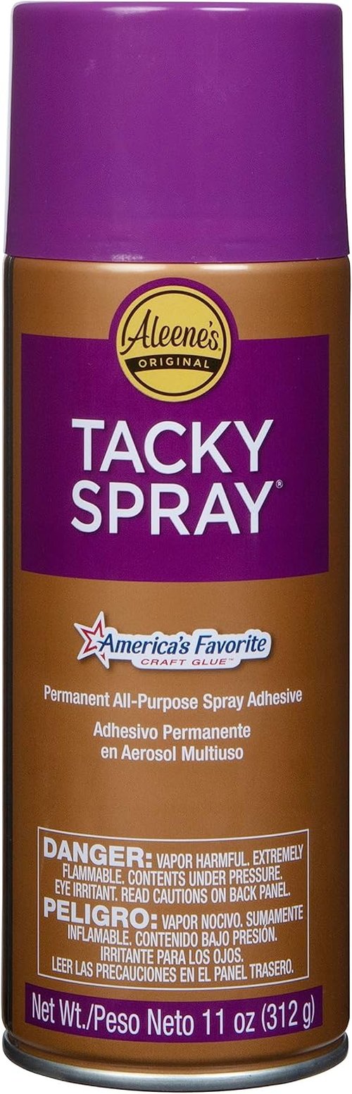 Aleene's Tacky Spray Glue - Premium All-Purpose Adhesive for Strong, Permanent Bond - 11 Ounce