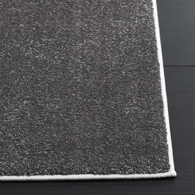 SAFAVIEH Hollywood Collection Accent Rug - 2'7" x 5', Ivory & Grey, Mid-Century Modern Design, Non-Shedding & Easy Care, Ideal for High Traffic Areas in Living Room, Bedroom, Dining (HLW709F-3)
