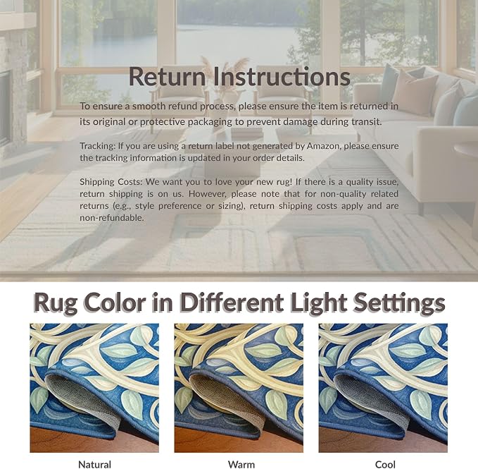 Flatwoven High Traffic Area Rug 8x10, Boho Abstract, Non Slip, Stain Resistant, Washable Area Rugs for Living Room, Bedroom (Orange, 8x10)