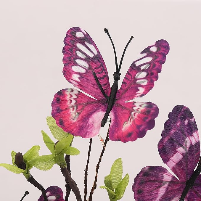 WSYEAR Christmas Birthday Gifts for Women,Butterfly Led Lamp Colorful Vintage Look Butterfly Decor for Women,Mom,Wife,Grandma,Girlfriend,Teenage Girls