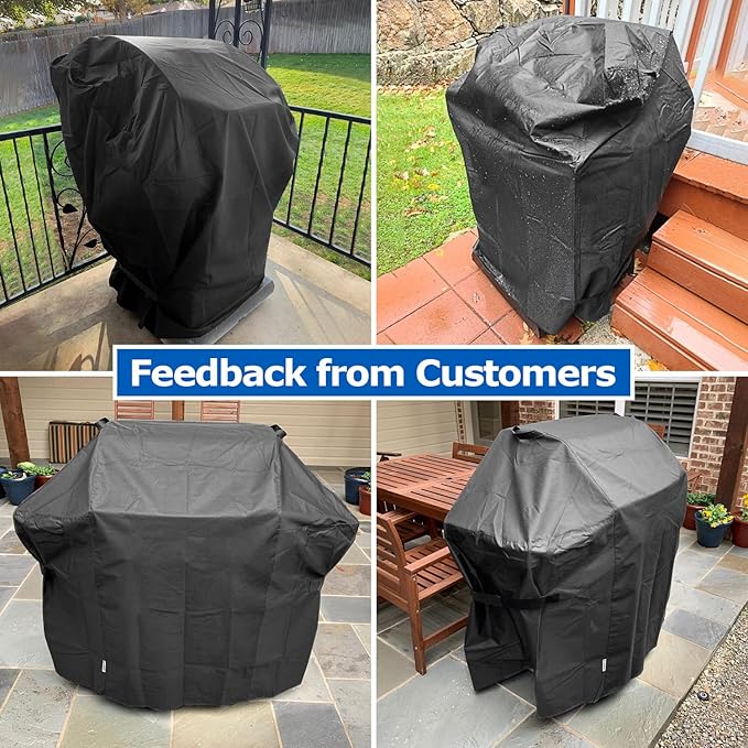 SunPatio 2 Burner Grill Cover 30 Inch, Heavy Duty Waterproof Small BBQ Cover Compatible for Weber Spirit 210 Series, Charbroil, Kenmore Grills, Compared to Weber 7105 (Not Fit for Spirit II E-210)