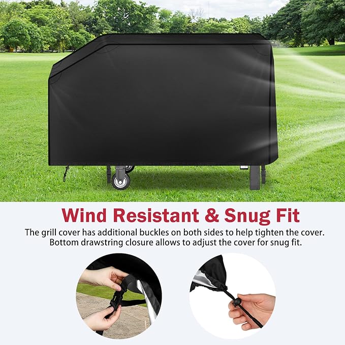 iCOVER 28 inch Griddle Cover for Blackstone,Waterproof Lightweight Polyester Flat Top BBQ Covers for 28" Outdoor Cooking Gas Grill Griddles with One Side Shelf