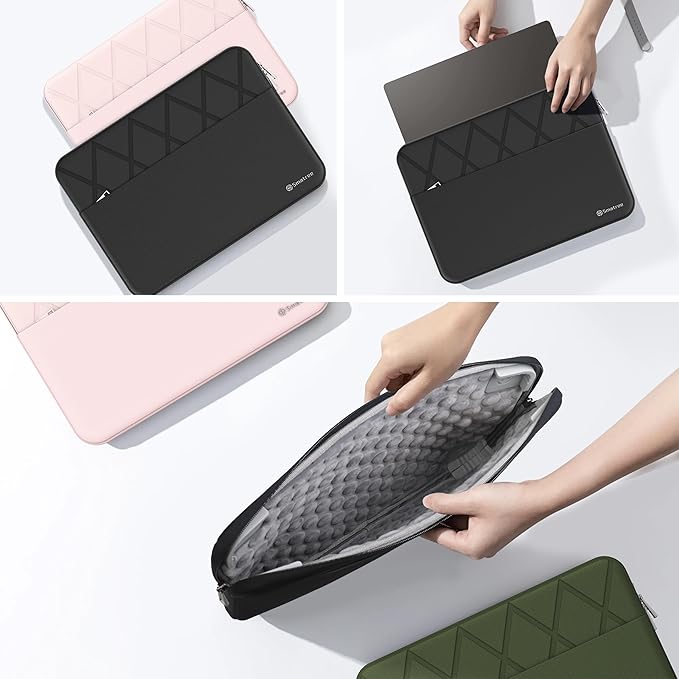 Smatree Laptop Sleeve for 15.6 inch MSI Modern 15 B11M/A5M/A11M/A11S/A10R/A10M, for 15.6 inch Prestige 15 A12U/A12S, for 15.6inch Summit B15 A11M, Case with Pocket, Patented Super-Corner Design (E635)