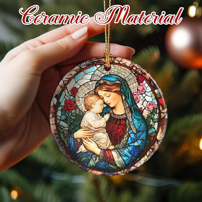 Religious Christmas Ornaments, Christian Ornament, Christmas Tree Decorations, Holiday Decorations, Holiday Ornaments, Religious Gifts, Christian Gift, Holiday Party Gifts, and Xmas Gift Ideas