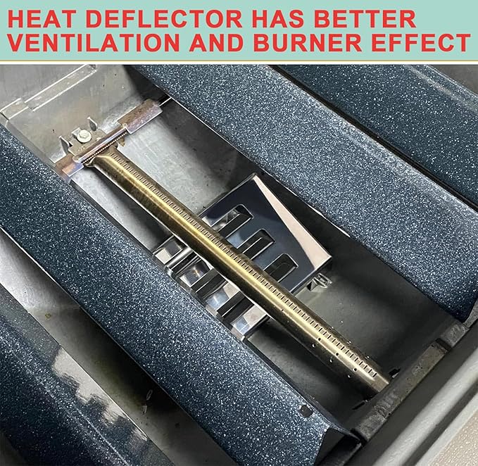 67060 Grill Heat Deflector for Weber Spirit II 200 and 300 Series,Replacement for Spirit II E310 S310 S320 E210 S210 S220 E220, GS4 Grill Parts for Weber Spirit 2 Heat Deflector, Stainless Steel