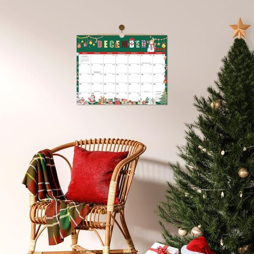 2026 Wall Calendar by [Brand Name] - 12 Months with Holidays | Large Block Design, 14.6'' x 11.4''