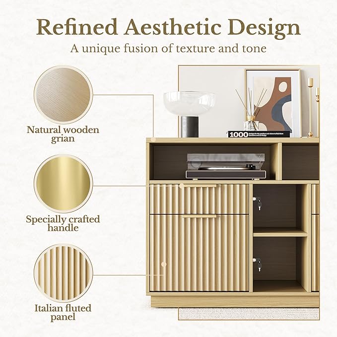 Standing Desk with File Cabinet, 70 Inch L Shaped Electric Height Adjustable Executive Desk with AC/USB and Privacy Panel, Computer Corner Table for Home Office, Light Walnut
