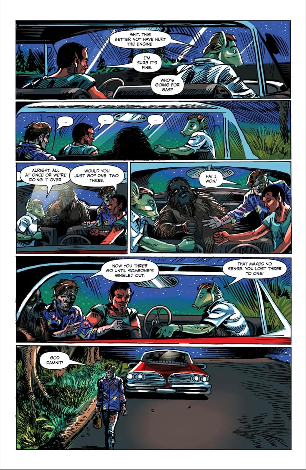 Urban Monsters | #3 (2023) - Hilarious Monster Road-Trip Comedy Comic Behind Bars!