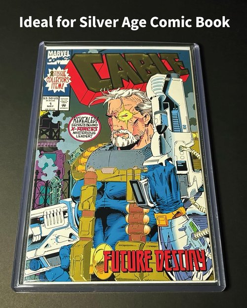 Comic Book Top Loaders - Hard Case Protector Sleeves for Silver Age & Current Comics | 10 Pack