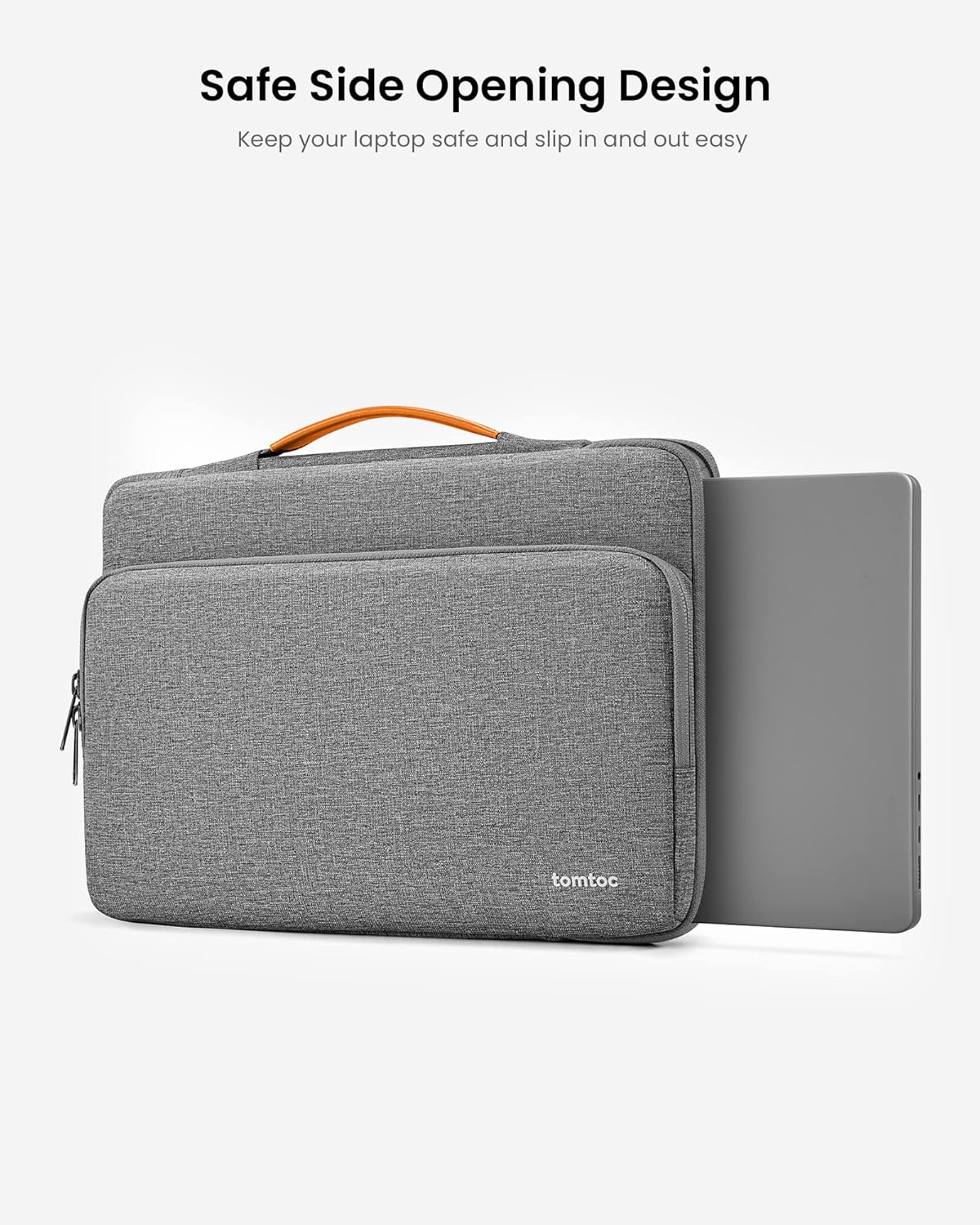tomtoc 360 Protective Laptop Case - Water-Resistant Design for 13-Inch MacBook Air & iPad Pro
