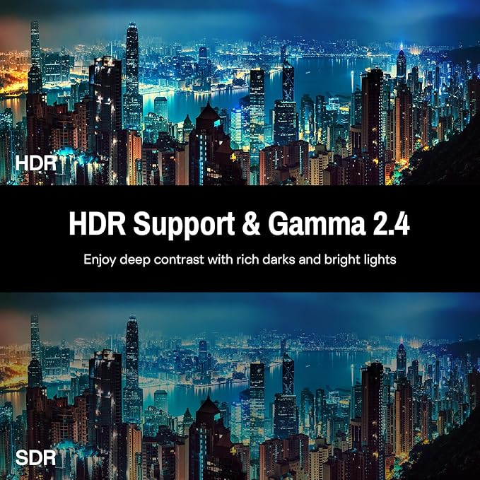 KOORUI 32 inch 4K Computer Monitor with HDMI x2 Displayport Speaker, 60Hz VESA HDR Support Desktop Monitor Compatible Freesync & G-sync Adaptive Sync for Office & Home