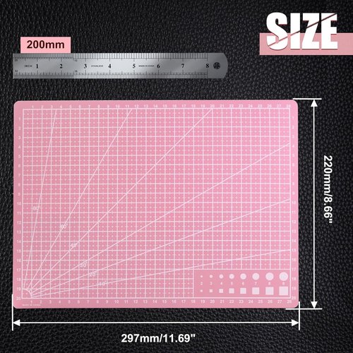 Exacto Knife | Precision Crafting Hobby Knife Kit with A4 Cutting Mat, Steel Ruler & 30 Blades